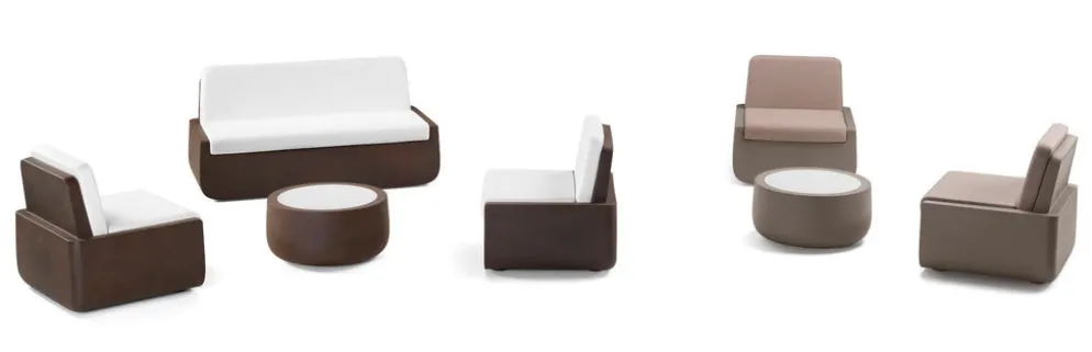 Tavolino basso da esterno Bold by Plust