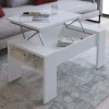 Tavolino da salotto con contenitore Garliz White