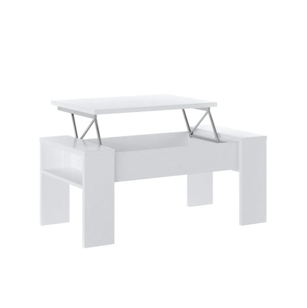 Tavolino da salotto con contenitore Garliz White