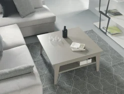 Tavolino da salotto con piano alzabile e contenitore Mintar