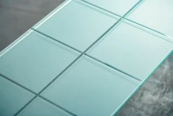 Tavolino da salotto Edilon in vetro satinato