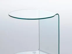 Tavolino lato divano in vetro Bendigo