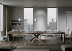 Tavolo allungabile Aberdeen 4C 90x160/420 cm