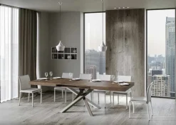 Tavolo allungabile Aberdeen 4C 90x160/420 cm
