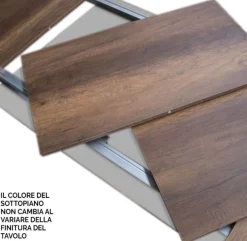 Tavolo allungabile Aberdeen 4C 90x180/440 cm