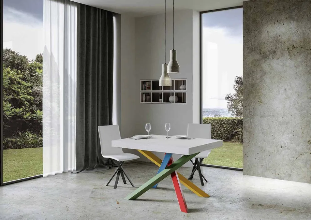 Tavolo allungabile Aberdeen 4B 90x130/390 cm