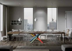 Tavolo allungabile Aberdeen 4B 90x130/390 cm