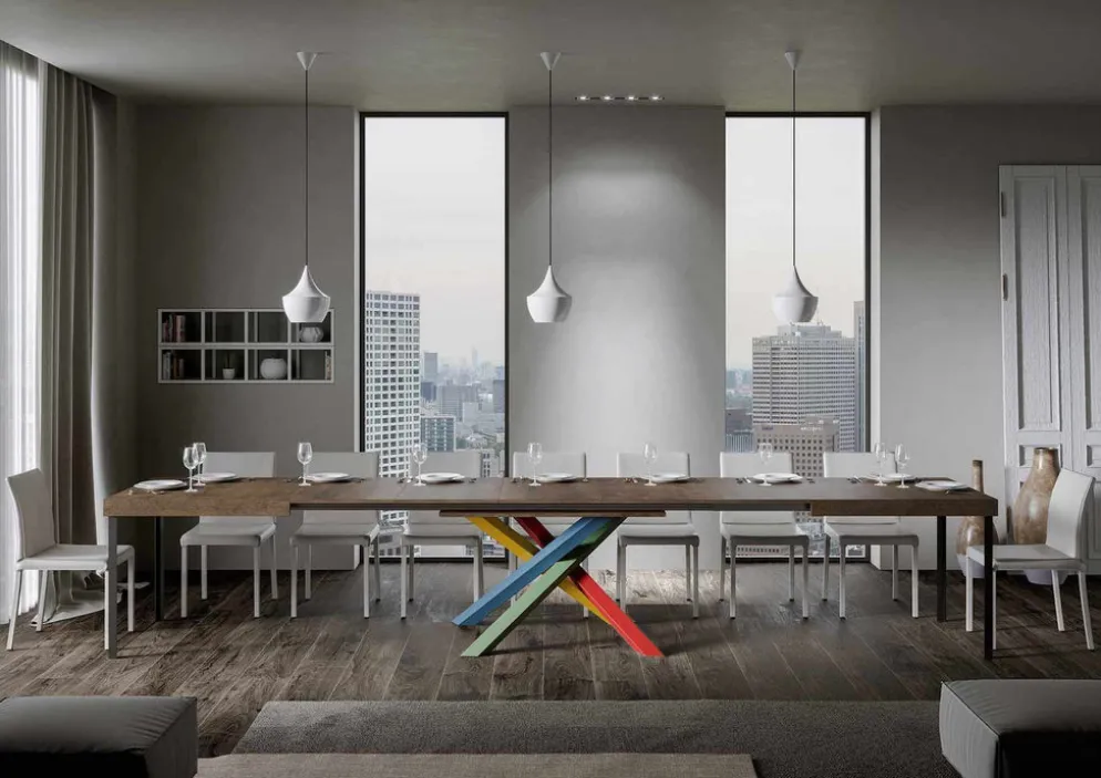 Tavolo allungabile Aberdeen 4B 90x130/390 cm