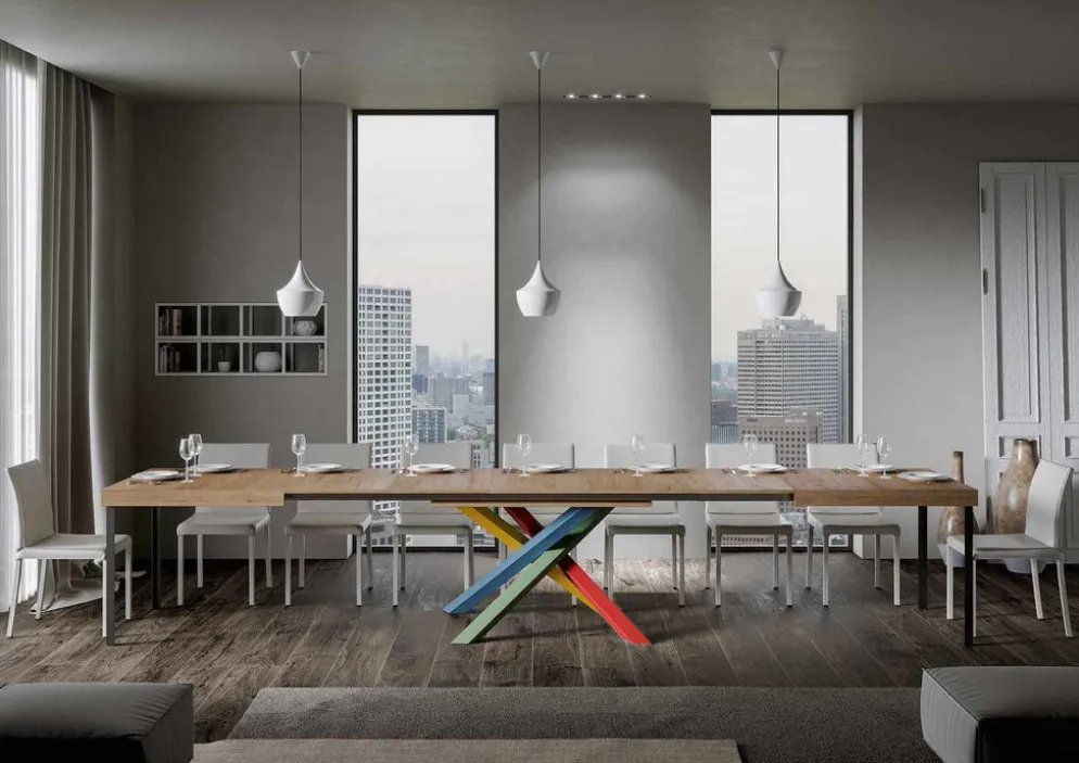 Tavolo allungabile Aberdeen 4B 90x130/390 cm