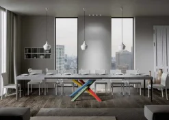 Tavolo allungabile Aberdeen 4B 90x130/390 cm