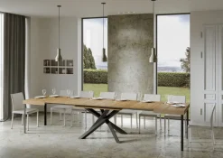 Tavolo allungabile Aberdeen 90x130/390 cm