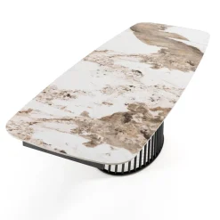 Tavolo allungabile con piano in ceramica Colin B
