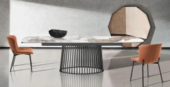 Tavolo allungabile con piano in ceramica Colin B