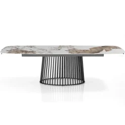 Tavolo allungabile con piano in ceramica Colin B