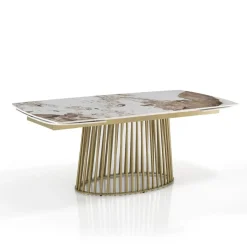 Tavolo allungabile con piano in ceramica Colin A