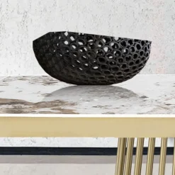 Tavolo allungabile con piano in ceramica Colin A