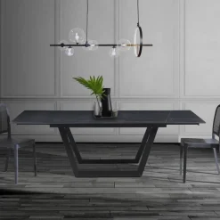 Tavolo allungabile con piano in ceramica Richard Black