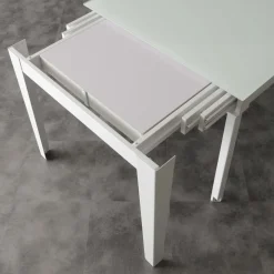 Tavolo allungabile Esko in vetro fino a 380 cm