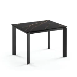 Tavolo allungabile in ceramica e metallo Lumis Marble