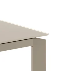 Tavolo allungabile in vetro e metallo Lumis