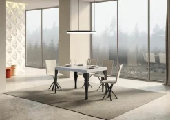 Tavolo allungabile moderno Askim 90x130/390 cm