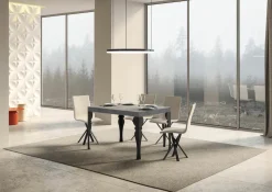 Tavolo allungabile moderno Askim 90x130/390 cm