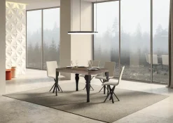 Tavolo allungabile moderno Askim 90x130/390 cm