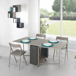 Tavolo consolle allungabile con sedie Newton
