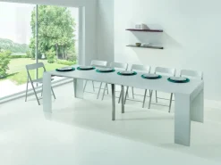 Tavolo consolle allungabile con sedie Glen 120