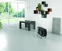 Tavolo consolle allungabile con sedie Glen 120