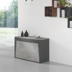 Tavolo consolle allungabile con sedie Glen 120