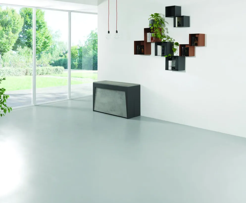 Tavolo consolle allungabile con sedie Glen 120