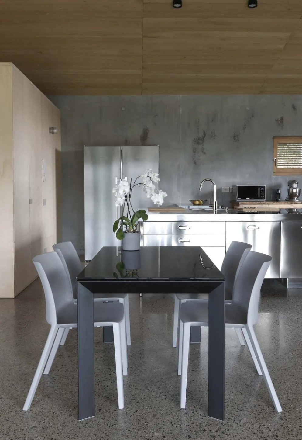 Tavolo da cucina allungabile Devis Vetro
