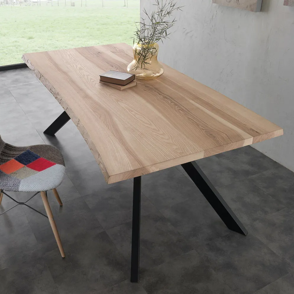 Tavolo da cucina in metallo e legno Learn