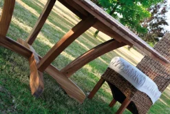 Tavolo da esterno in legno massello TeakOnMe