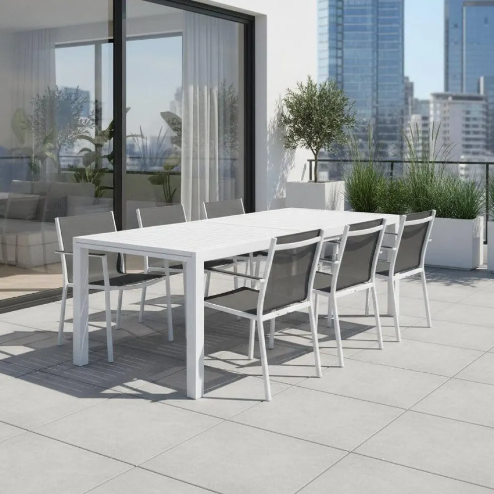 Tavolo da giardino allungabile Brady 90
