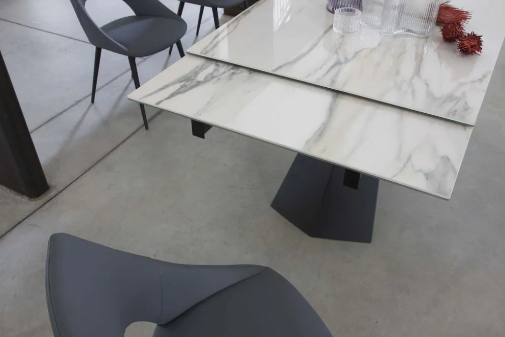 Tavolo da pranzo allungabile Kenton Ceramico Plus