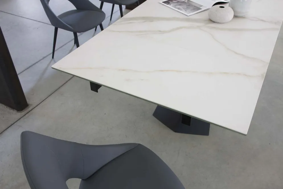 Tavolo da pranzo allungabile Kenton Ceramico Plus