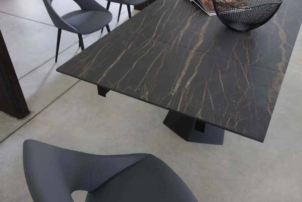 Tavolo da pranzo allungabile Kenton Ceramico Plus