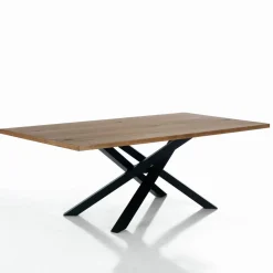 Tavolo da pranzo con piano in legno Gerard