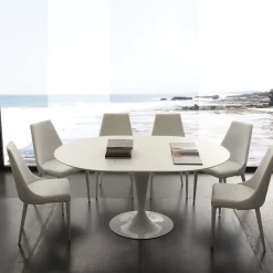 Tavolo da pranzo rotondo allungabile Sulevi