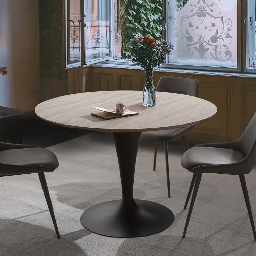 Tavolo da pranzo rotondo Sulevi Oak