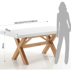 Tavolo in legno allungabile Uprising