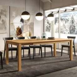 Tavolo in legno massello allungabile Valdor