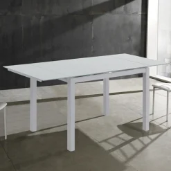 Tavolo rettangolare allungabile Learn White