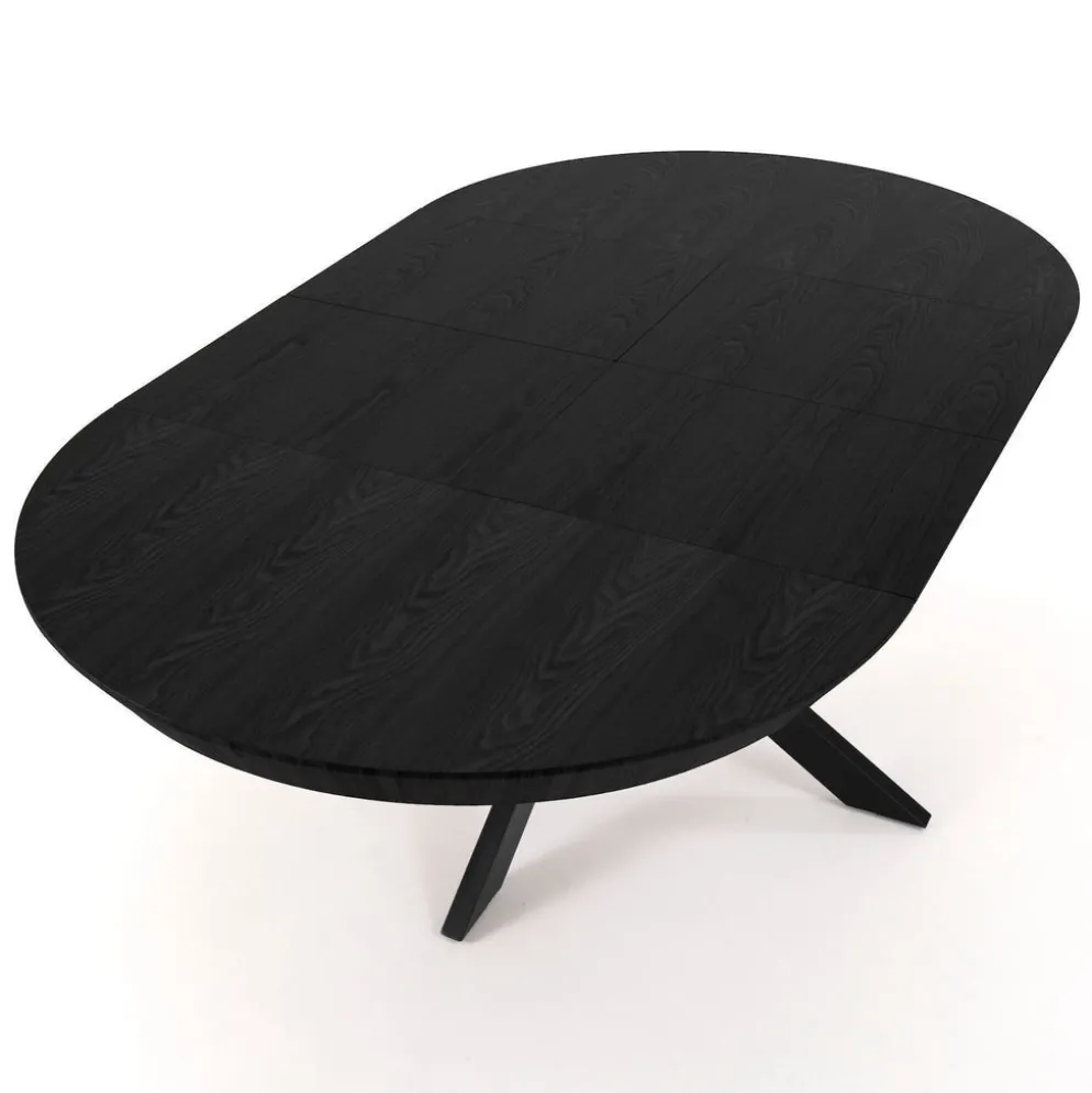 Tavolo rotondo allungabile Bjarne Black