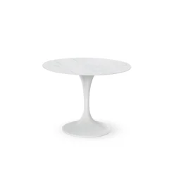Tavolo rotondo Velor in ceramica e metallo
