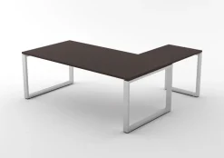 Valentia | Scrivania direzionale angolare Made in Italy