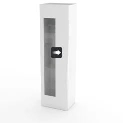 Vetrina soggiorno moderna Bandol Shelf White