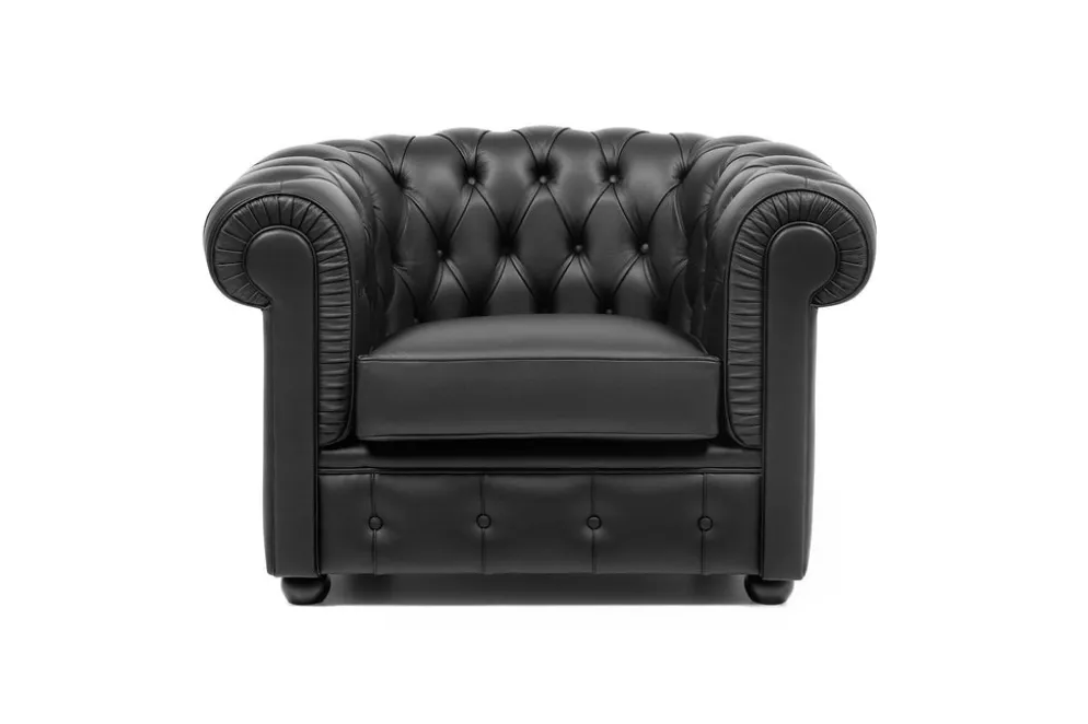 Windsor | Poltrona in pelle Made in Italy
